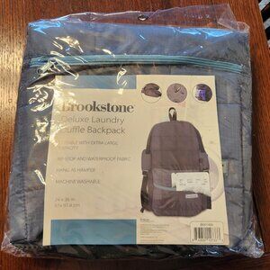 Brookstone Deluxe Laundry Bag Duffle Backpack NEW with tags and in package